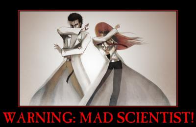 If I ever become a mad scientist, there will have been warning signs . . . much like this one.